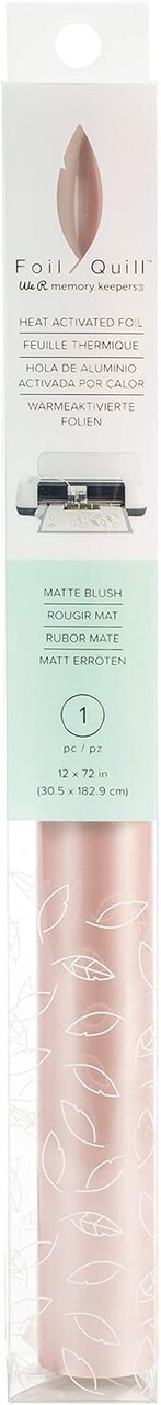 American Crafts We R Makers FOIL QUILL 660642 BLUSH 12.25"X96" Roll